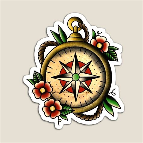 Traditional Nautical Tattoo Traditional Compass Tattoo Traditional