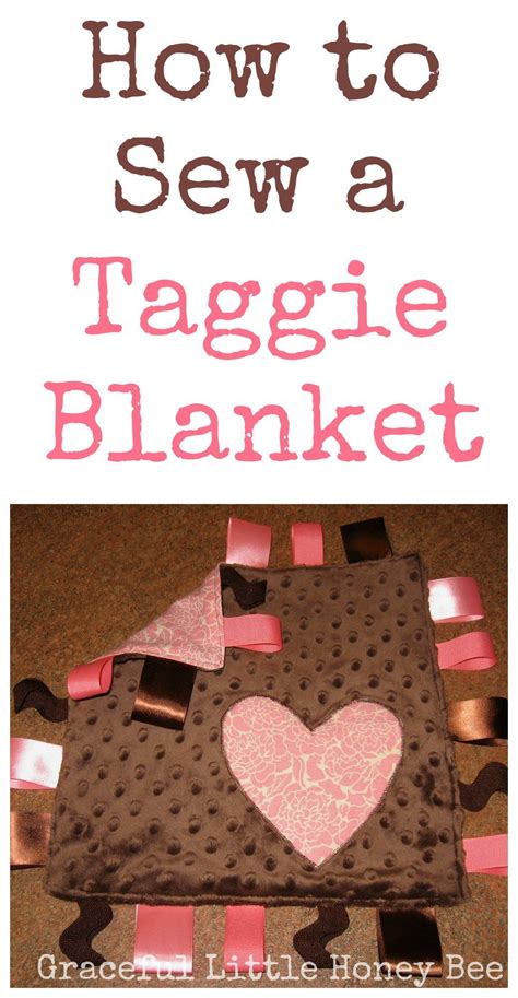 Taggie Blanket Tutorial Taggie Blanket Beginner Sewing Projects Easy