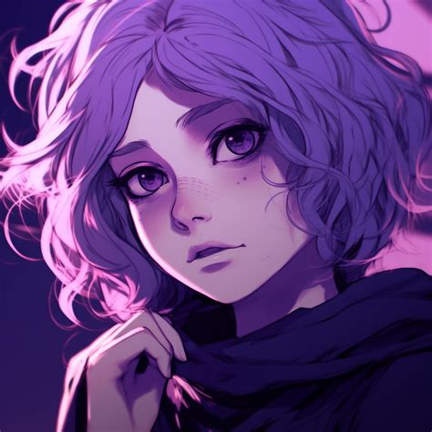 Purple Haired Anime Boy Anime Purple Pfp Inspirations Image Chest