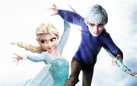 Deviantart Elsa Elsa And Jack Frost By Jonfarnold Disney Pinterest