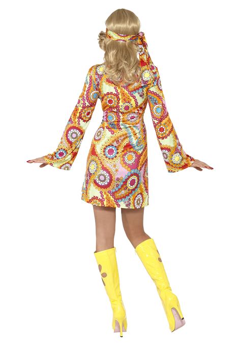 Womens Sexy Paisley 1960s Hippie Costume Hippie Costume