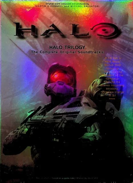 Halo Trilogy The Original Game Soundtracks 4 Cd And Dvd New Rare 12