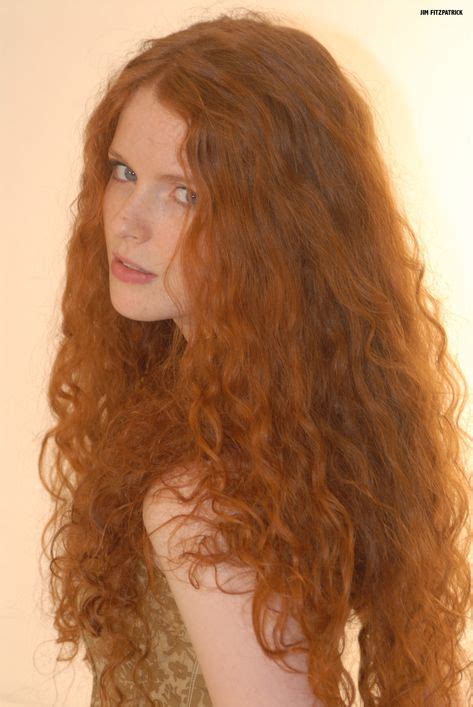Beautiful Irish Redhead Lovely Pale Skinned Green Eyed Irish Redhead Red Curly Hair Long