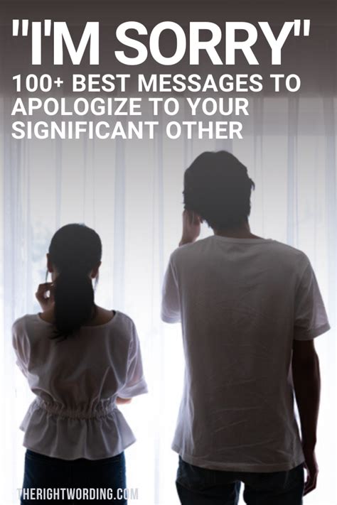 100 Best “im Sorry” Messages To Apologize To Your Significant Other