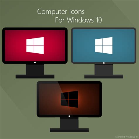Computer Icons For Windows 10 By Karara160 On Deviantart