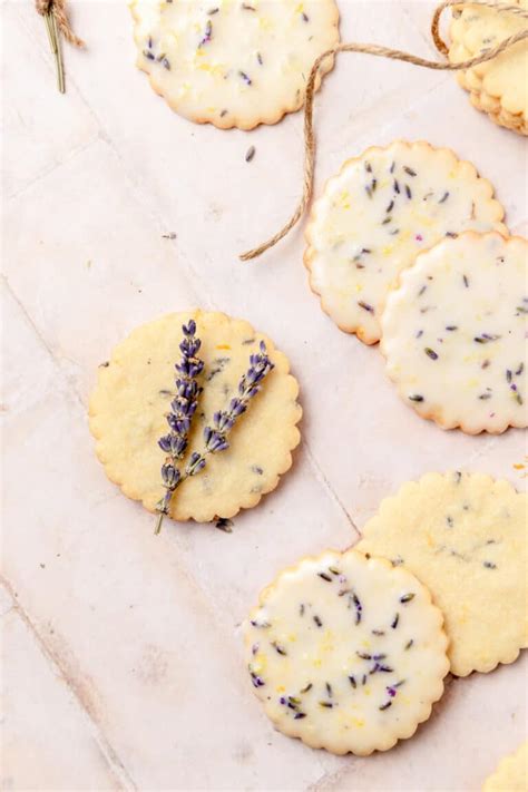 Lemon Lavender Cookies Recipe ~ Barley And Sage