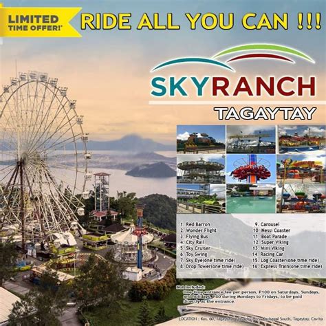 Sky Ranch Tagaytay Ride All You Can Day Pass Manila Klook Philippines Ph