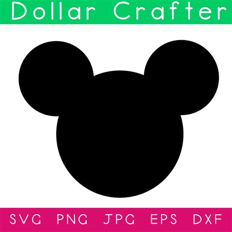 Mickey Mouse SVG Cut File Set for Cricut or Silhouette ⋆ Dollar Crafter