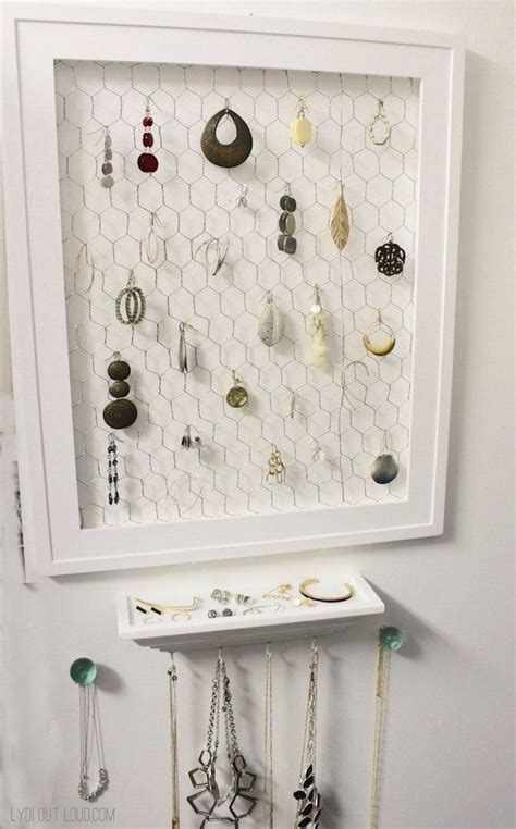 Diy Jewelry Organizer 16 Brilliant Storage Ideas Jewelry Organizer