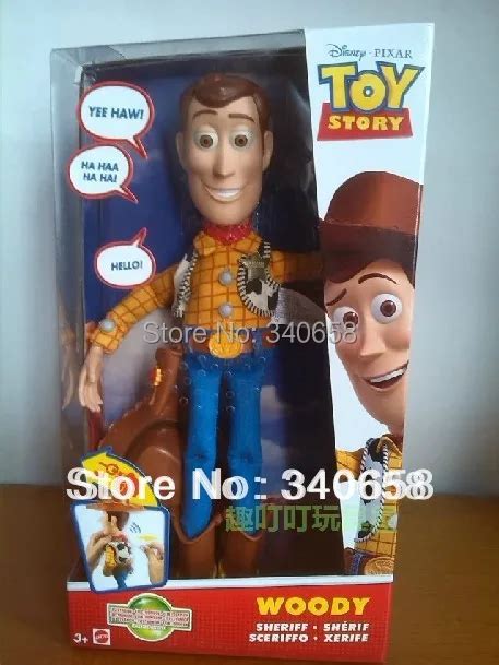 Free Shipping Pixar Toy Story 3 Woody Talking Doll Figure 40cm New In