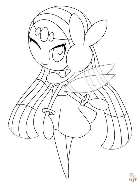 Meloetta Pokemon Coloring Page Free Printable Coloring Pages Porn Sex My Xxx Hot Girl