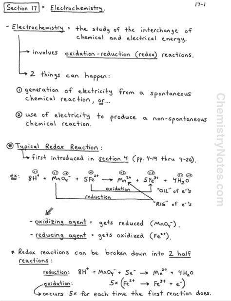 Electrochemistry Problems Electrochemistry Chemistry Notes