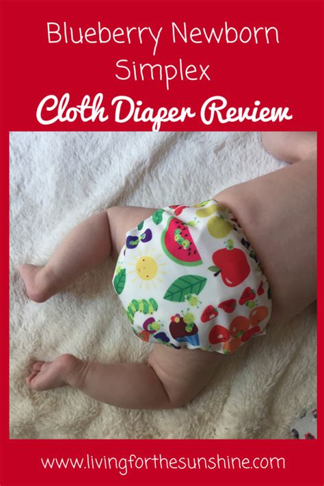 Blueberry Newborn Simplex All In One Cloth Diaper Review Living For