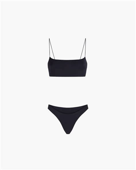 Tropic Of C Black Bikini Set Wheretoget