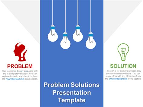 Problem Solution Free Ppt Template Problem And Solution Free Ppt
