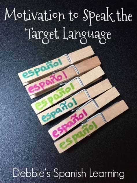 Motivate Target Language Speaking Learning Spanish