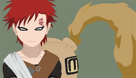 Gaara Pixel Art If You Get In My Way Youre Dead By Clgbases On