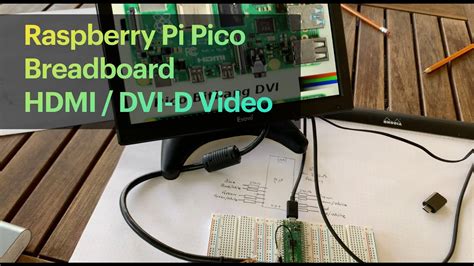 Raspberry Pi Pico Hdmi On A Breadboard Youtube