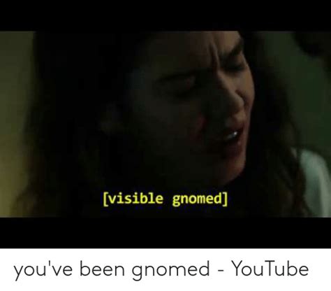 Visible Gnomed You Ve Been Gnomed Youtube Youtube Com Meme On Me Me