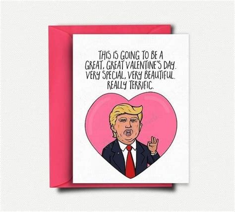 Donald Trump Card Funny Valentines Day Cards 2019