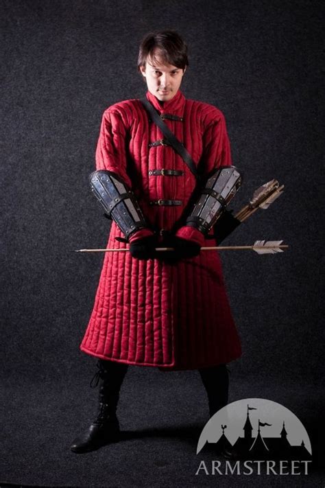 Handmade Splint Combat Bracers Medieval Clothing Archer Costume Bracer