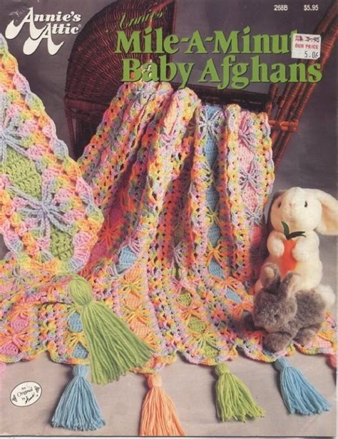 Annies Mile A Minute Baby Afghans Patterns Annies Attic 268b