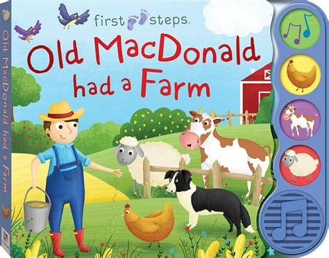 Old Macdonald Had A Farm Sound Book With 4 Sounds Booky Wooky