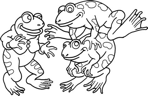 Printable Frog Color Sheets Activity Shelter