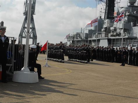 Stanleys Navy Hms York Decommissioning Ceremony Portsmouth Dockyard