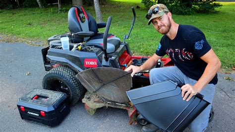 How To Replace The Grass Deflector On Your Toro Timecutter Lawn Mower