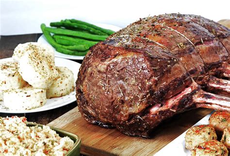 Season it right with salt and pepper, put it in the oven and then you can. Easy Garlic Herb Prime Rib Roast
