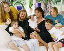 BARRY GIBB AND HIS FAMILY. | Barry gibb, Bee gees, Barry gibb children