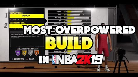 Best Shooting Guarddribble God Build For Nba 2k19 Youtube