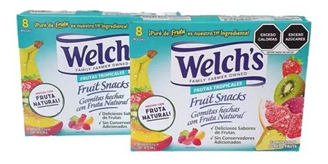 2 Pz Gomitas Sabor A Frutas Tropicales Welchs Fruit Snacks Mercadolibre