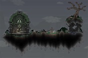 My Graveyard Minibiome build, inspired by Khaios : Terraria