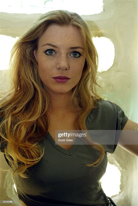 Danish Actress Gry Bay From The Film All About Anna Poses During A
