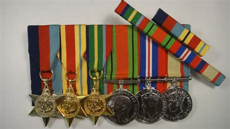 World War WWII Africa Star Pacific Star Australian Service Medals The Medalist Medal