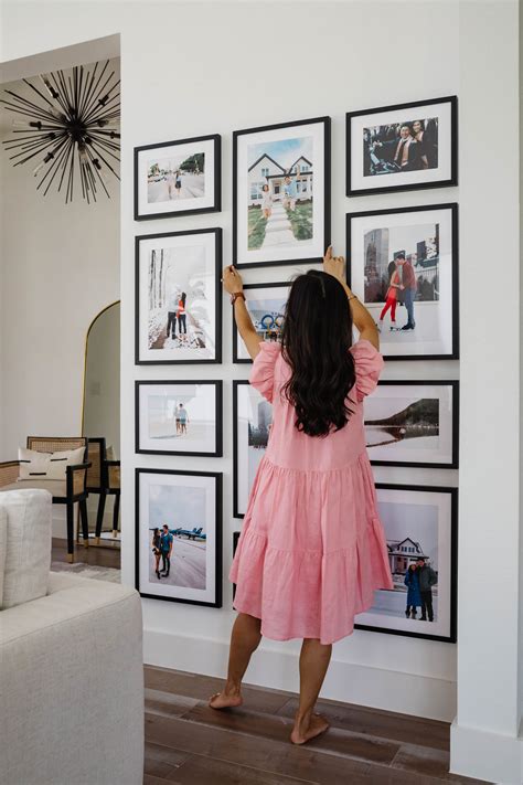 How We Created Our Custom Framebridge Gallery Wall Color And Chic