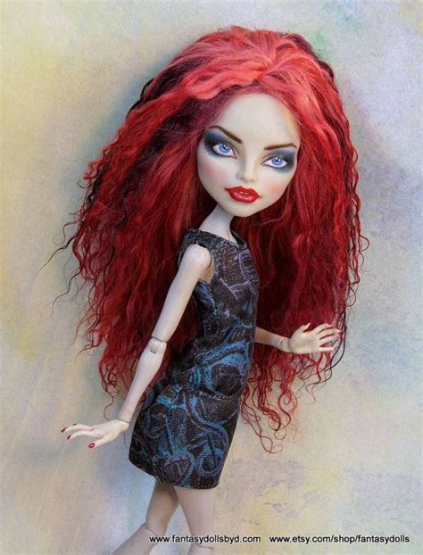 Monster Doll High Fashion Wig Mohair Tibetan Lamb Fur Ooak Etsy