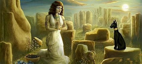 Boginja Bastet U Drevnom Egiptu Je Božica Ljepote I Mačaka