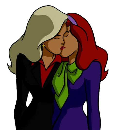 Image Daphne And Ms Richards Kiss By Matthunx Scooby Doo Fanon