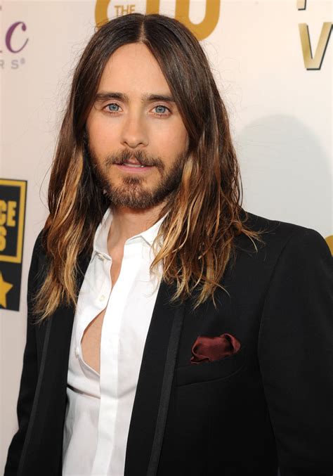 Jared Leto Ombre Hair At Critics Choice Awards 2014 Popsugar Beauty