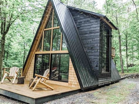 Love beyond , forgotten hill memento: The A-Frame at Evergreen Cabins - Cabins for Rent in ...
