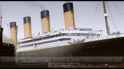 Titanic In Color Youtube