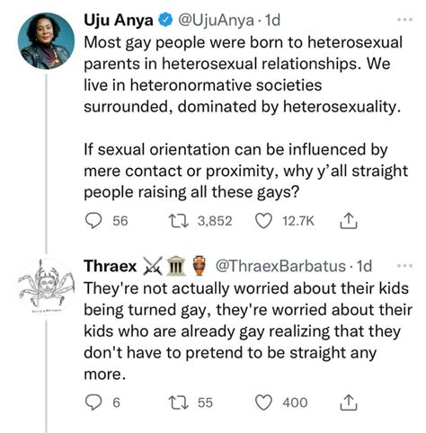 Uju Anya UjuAnya Id Most Gay People Were Born To Heterosexual