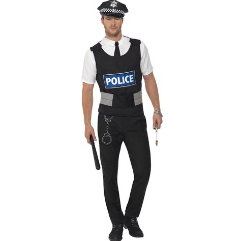Disfraz Agente De Policía Hombre Comprar Online Miles De Fiestas