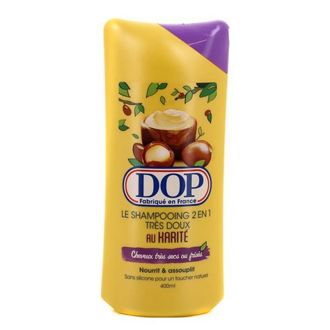 Dop Shampooing 2en1 Très Doux Au Beurre Karité 400ml Afroclass