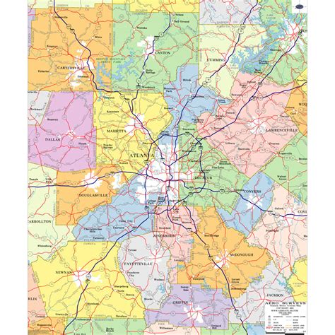 Zip Code Map Atlanta Metro Map Images Images And Photos Finder