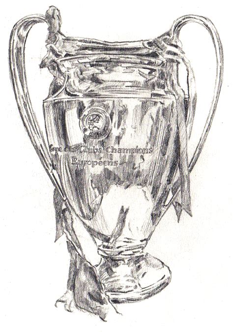 champion league trophy drawing pictogram champions league trophy piktogramm pokal henkelpott