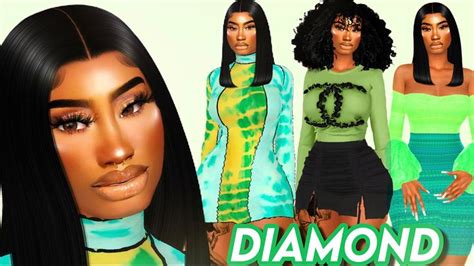 Diamond Reese Plays On Patreon In 2021 The Sims 4 Skin Sims 4 Cas